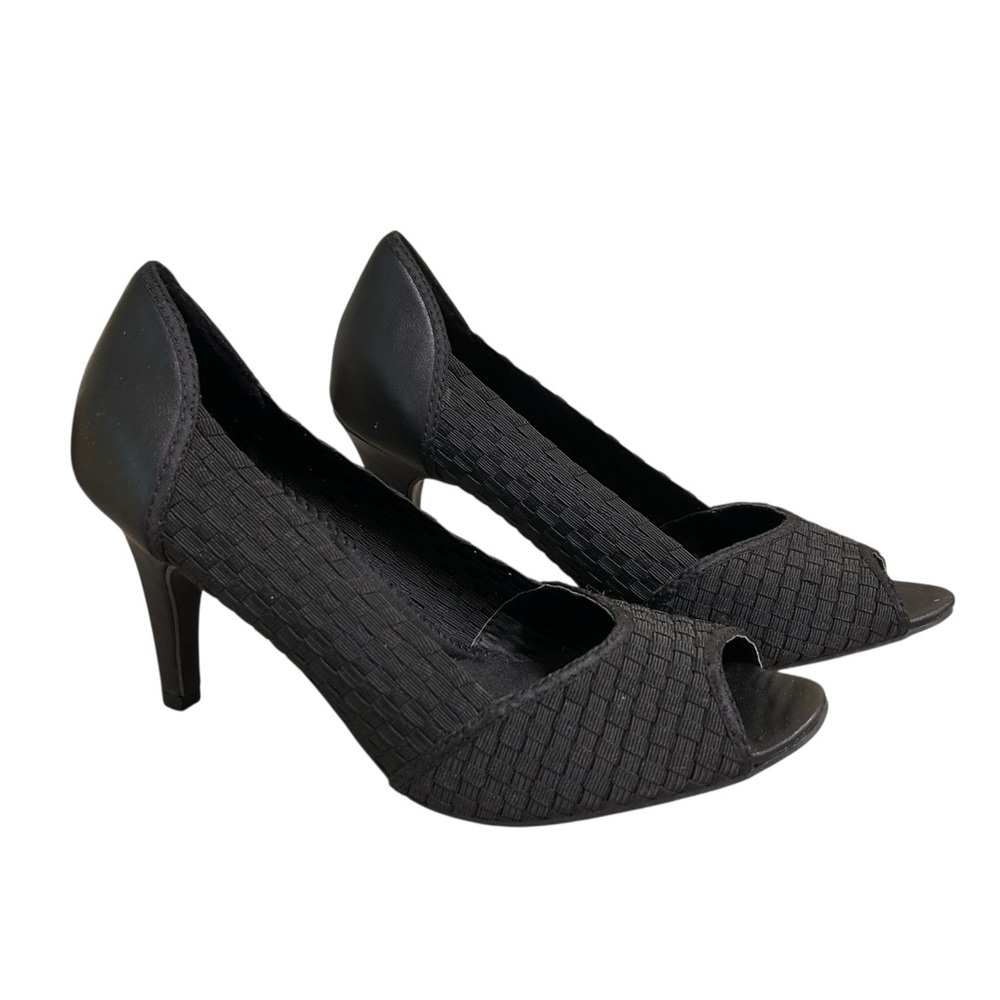 Dex Flex Comfort Open Toe High Heel Size 8 1/2